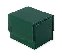 Vault X Boîte Ouverture latérale modulaire Exo-Tec pour plus de 100 cartes JCC, couvercle magnétique amovible, compatible avec les cartes Commander et Standard (Vert)