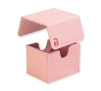 Vault X Boîte Ouverture latérale modulaire Exo-Tec pour plus de 100 cartes JCC, couvercle magnétique amovible, compatible avec les cartes Commander et Standard (Rose)