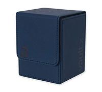 Vault X Boîte Ouverture par le haut modulaire Exo-Tec pour 100+ cartes JCC, couvercle magnétique amovible, compatible avec les cartes Commander et Standard (Bleu)