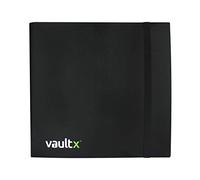 Vault X Classeur à 12 poches pour cartes à collectionner, 480 cartes, standard, 20 pages à chargement latéral, pour jeux de cartes à collectionner, sports, TCG (noir)