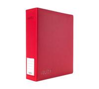 Vault X Classeur à 3 Anneaux pour Cartes à Collectionner, Compatible avec Feuilles 9 Poches, 900 Cartes, Matériau Exo-Tec, Ouverture Facile, Classeur à Clip D-Ring, Sports, TCG (Rouge, Grand)