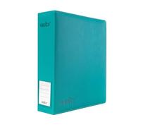 Vault X Classeur à 3 Anneaux pour Cartes à Collectionner, Compatible avec Feuilles 9 Poches, 900 Cartes, Matériau Exo-Tec, Ouverture Facile, Classeur à Clip D-Ring, Sports, TCG (Sarcelle, Grand)