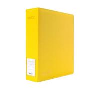 Vault X Classeur à 3 Anneaux pour Cartes à Collectionner, Compatible avec Feuilles 9 Poches, 900 Cartes, Matériau Exo-Tec, Ouverture Facile, Classeur à Clip D-Ring, Sports, TCG (Jaune, Grand)
