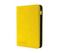 Vault X Classeur à Cartes de Collection 9 Poches avec Fermeture Éclair, 360 Cartes, Matériau d’Album Premium Exo-Tec, 20 Pages à Chargement Latéral, Classeur pour Jeux de Cartes, Sports, TCG (Jaune)