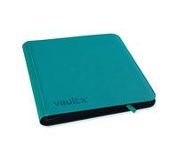 Vault X Classeur à fermeture éclair pour 12 pochettes XL - 624 cartes, album Exo-Tec de qualité supérieure, 26 pages à chargement latéral, classeur pour jeux de cartes à collectionner, sports, JCC