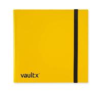 Vault X® Classeur - Album Classeur pour Cartes à Collectionner, Jeux de Cartes, Trading Card - 12 poches - 480 poches pour TCG (Jaune)