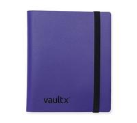 Vault X® Classeur - Album Classeur pour Cartes à Collectionner, Jeux de Cartes, Trading Card - 4 poches - 160 poches pour TCG (Violet), VX-ST00-04PR