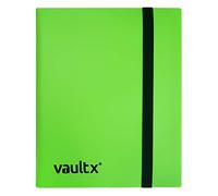 Vault X Classeur - Album Classeur pour Cartes à Collectionner, Jeux de Cartes, Trading Card - 4 poches - 160 poches pour TCG (Vert)