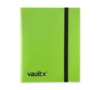 Vault X® Classeur - Album Classeur pour Cartes à Collectionner, Jeux de Cartes, Trading Card - 9 poches - 360 poches pour TCG (Vert)