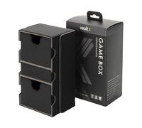 Vault X Game Box Exo-Tec pour 200+ cartes sous sleeves, avec deux tiroirs de rangement et un plateau à accessoires (Noir)