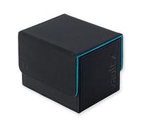 Vault X Module modulaire à chargement latéral Exo-Tec pour plus de 100 cartes TCG (Ouverture latérale, Noir/Bleu électrique)