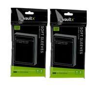 Vault X Protèges-Cartes Penny Sleeves, Souples, Haute Transparence, Pochettes Intérieures, Pour Jeux de Cartes à Collectionner, Sports, TCG (Lot de 400)