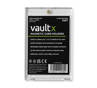 Vault X Supports Magnétiques pour Cartes 75pt, Étuis Rigides One Touch avec Protection UV, Présentation Transparente pour Jeux de Cartes à Collectionner, Sports, TCG (Lot de 5)