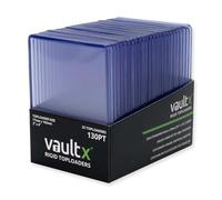 Vault X Toploaders 130pt pour Cartes à Collectionner, Premium Extra Épais, Porte-Cartes Rigides 3" x 4" Sans Coutures, Pochettes Rigides, Protection Transparente, Sports, TCG (Lot de 25)