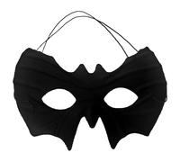 Vaulted Skulls & Co Masque noir pour les yeux de chauve-souris | Masque de super-héros | Costume de chauve-souris | Masques de fête masquée | Noir | Bande élastique | Unisexe