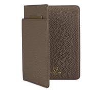 Vaultskin Kensington Housse Passeport en Cuir avec RFID, Marron Mat