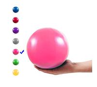 Vaupan Mini Balle d'exercice 22,9 cm Petit Ballon de Gym avec Paille Gonflable pour Yoga, Pilates, stabilité, Barre, thérapie Physique, étirement et entraînement de Base, améliore l'équilibre(Violet)