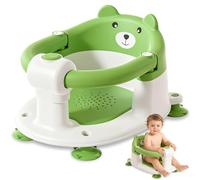 Vautvis Siege De Bain Pour Bebe, Siege Bebe Assis, Bébé Antidérapante, Anneau De Bain Bébé Antidérapante De 6 Mois, Protection à 360°, Pour Nouveau-Nés (Vert)