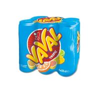 Vaval Tropic, Boisson Gazeuse Tropicale, Pack de 6 x 33 cl