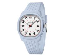 VAVC Montre d'infirmière étanche pour professionnels de la santé, étudiants, femmes, hommes - lumineuse, cadran facile à lire, format 24 heures avec trotteuse rouge, boîtier léger, bracelet