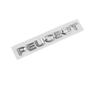 VAVENI Voiture Emblème, pour Peugeot 107 207 407 408 206 306 307 308 406 806 Badge Remplacement Avant Capot Arrière Coffre Décoration Lettres Insigne 3D Autocollant Emblème,A