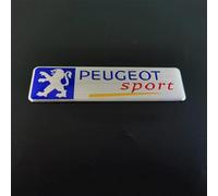 VAVENI Voiture Emblème, pour Peugeot GT GTI GTLINE 206 208 307 308 2008 Badge Remplacement Avant Capot Arrière Coffre Décoration Lettres Insigne 3D Autocollant Emblème,C