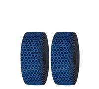 VAVGKDKPZB Guidoline Moto Bande De Guidon Vélo Route Gel Silice Antidérapant EVA Barre D'absorption Des Chocs Bouchon D'extrémité D'enveloppe Cyclisme(Blue)