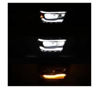 VAVGKDKPZB Phare avant Pour Dodge RAM 1500 RAM1500 CLASSIC 2019-2021 Phare LED Lampe Frontale Complet DRL Jaune Clignotant 1 Pièces Bloc phares avants(Right passenger side)