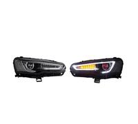 VAVGKDKPZB Phare avant Pour Mitsubishi Lancer 2008-2017 Voiture Pour Style Phare Assemblage LED Lampe Frontale Tuning Pièces Lumière Bloc phares avants(LHD Demon Eye)
