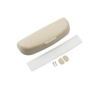 VAVGKDKPZB Porte-Lunettes à Pare-Soleil Voiture pour Alfa pour Romeo pour Giulia pour Stelvio pour Mito pour Giulietta Tonale 4C Disco Volante Gloria Boîte Lunettes Étui Soleil Voitures(Beige)