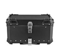 VAVGKDKPZB Sac Moto Étanche Coffre Arrière De Moto 65L Valise ABS À Fixation Rapide Boîte Rangement Étanche Et Résistante Aux Chocs Étanche(Black 65L)
