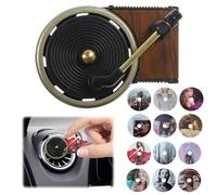 VAVICRAP Désodorisant pour Voiture - Platine Vinyle Rétro - Diffuseur de Parfum - Accessoire pour les Fans de Chanteurs
