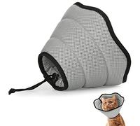 VavoPaw Collier de Cône pour Chien Chat, Collier de Récupération Confortable pour Animaux, Collerette pour Chat après Une Opération, Collier Anti-Morsure Protection Souple pour Chiens, XS, Gris