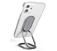 VAWcornic Support pour Smartphone, Rotation à Double Sens Téléphone en Métal Rotation à 540° Compatible pour Divers téléphones Mobiles Les Smartphones - Gris foncé