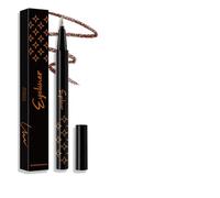 Vawolecy Eye-liner liquide à pointe feutre fine, résistant à l'eau, tenue jusqu'à 24 heures, teintes intensément pigmentées (Champagne)