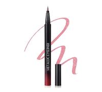 Vawolecy Eye-liner liquide à pointe feutre fine, résistant à l'eau, tenue jusqu'à 24 heures, teintes intensément pigmentées （Rouge）