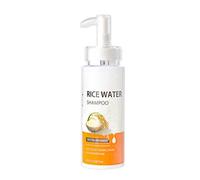 Vawolecy Shampooing pour la croissance des cheveux à l’eau de riz, barre solide, spray à l’eau de riz pour les cheveux clairsemés et la perte de cheveux, cheveux endommagés Repar 200ml