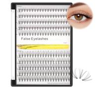 VAYATOR Kit de faux cils/grappe de cils 7D/10D/20D/30D/40D/50D, 200 pièces de boucle D 8-20 mm, paquet mixte, outils de maquillage d'extension de cils faciles à greffer