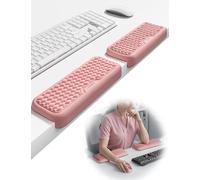 VAYDEER Repose-coudes en L pour bord de bureau, lot de 2, Rose