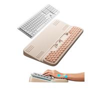 VAYDEER Repose-poignet gaming pour clavier, Rose et blanc