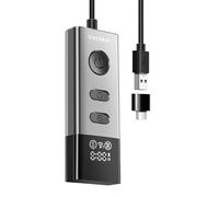 Vaydeer S5 Pro Siggler souris avec application, déplacement de souris USB en métal avec télécommande et fonction minuterie, simulation de mouvement pour empêcher l'ordinateur d'entrer en mode veille