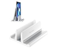 Vaydeer - Support vertical pour ordinateur portable en plastique réglable avec station d'accueil pour ordinateur portable de bureau peu encombrant 3 en 1 pour tous les MacBook Pro Air, Mac, HP, Dell