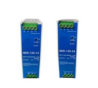 VAYEODEYU Alimentation électrique ferroviaire, Alimentation à découpage montée sur rail DIN 12 V 10 A ou 24 V 5 A 120 W CA CC(NDR-120-24)