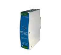 VAYEODEYU Alimentation électrique ferroviaire, Alimentation à découpage montée sur rail DIN 12 V 24 V 48 V NDR75W, sortie simple CA vers CC(Ndr-75w-24v 3.2a)
