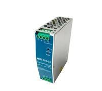 VAYEODEYU Alimentation électrique ferroviaire, Alimentation à découpage montée sur rail DIN NDR-150 12 V ou 24 V 150 W à sortie unique CA/CC(Ndr-150-24v)
