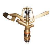 VAYEODEYU Arroseur d'extérieur, Tête d'arrosage à Impact en Laiton à Filetage mâle de 3/4 Pouces, tête d'arrosage à Rotation réglable for l'irrigation du Jardin