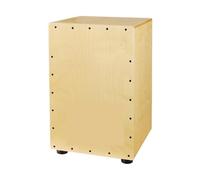 VAYEODEYU Boîte à Cajon, tambour, cordes en acier, Instrument de Percussion en bois avec sac(Color 1)