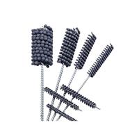 VAYEODEYU Brosse à bille d'affûtage en carbure de silicium, for le polissage des métaux, l'ébavurage de grains multiples(Brush Head D 30mm,320)
