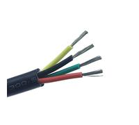 VAYEODEYU Câble électrique en silicone, Câble en silicone multiconducteur avec fil de terre 0,2-2,5 mm² 3-5 mètres(2.5mm 13AWG,3meter)