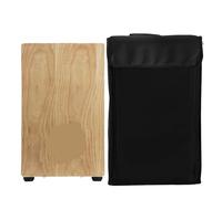 VAYEODEYU Cajon Box Drum Multicolore En Bois Portable Beat Box Percussion Avec Sac De Transport 46.5x30x29cm(Wood Color Box Drum)